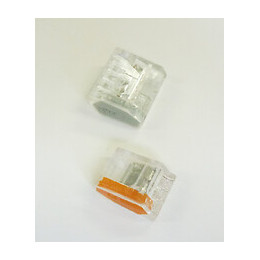 Lot de 10 bornes de connexion automatiques 5x5 5x3