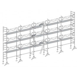 Echafaudage 49 De Maçon 128 M² Top16x8c