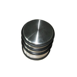 Bloc porte en métal brossé noir PERFECTLINE