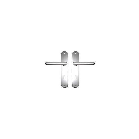 Ensemble poignée de porte trou de serrure