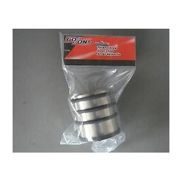 Bloc porte en métal brossé noir PERFECTLINE