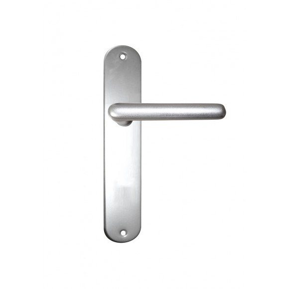 Poignées porte alu argent trou bouche entraxe 195mm GO/ON