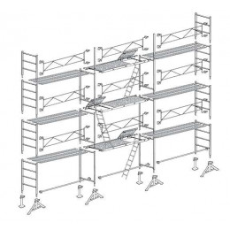 Echafaudage 49 De Maçon 80 M² Top10x8c