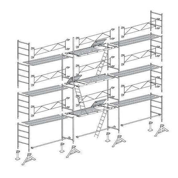 Echafaudage 49 De Maçon 80 M² Top10x8c