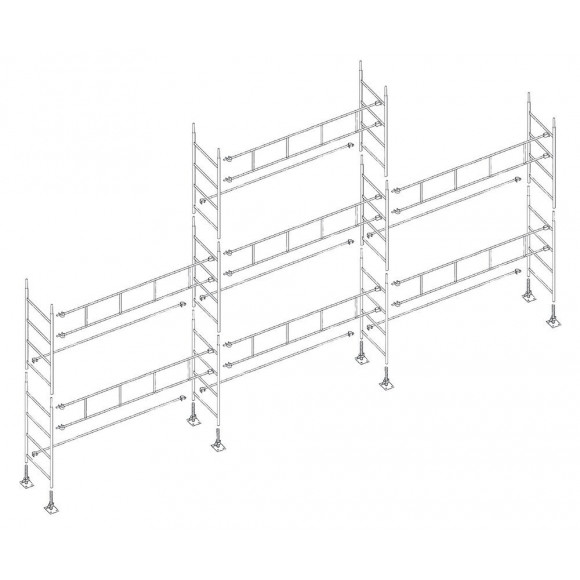 Echafaudage Spécial Faitage 7m X 9 M 51-9