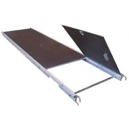 Plancher 0,75x1,80m Alu/bois Avec Trappe