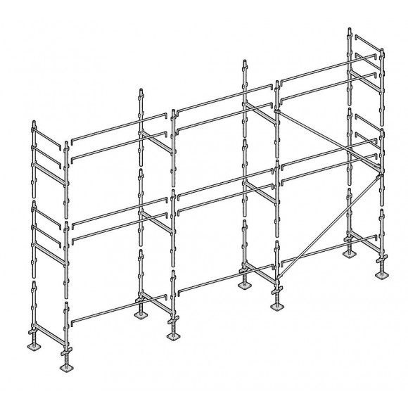 Echafaudage Façadier 60 M² Lisses
