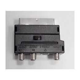 Adaptateur péritel-3 RCA + S-vidéo -Y-C-