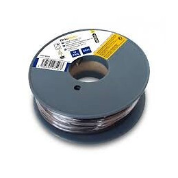 Câble TV satellite coaxial bobine 19 PAtC 25m - noir