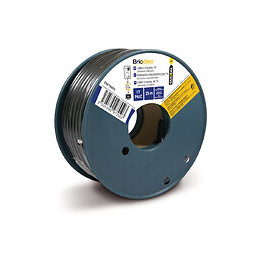 Câble TV coaxial bobine 17 PAtC 25m - noir