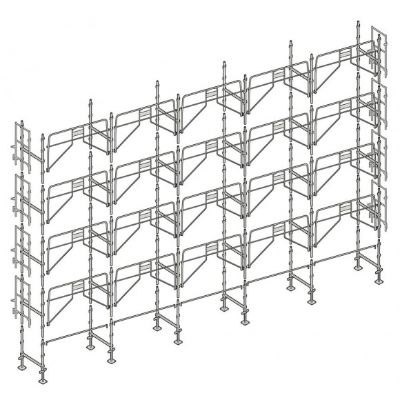 Échafaudage Altrad Façadier 160 M²