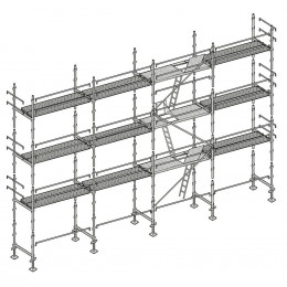 Échafaudage Altrad Façadier 104 M²