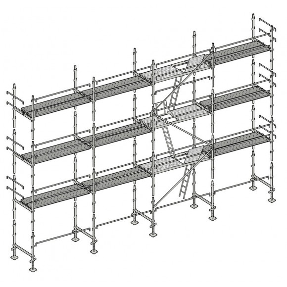 Échafaudage Altrad Façadier 104 M²