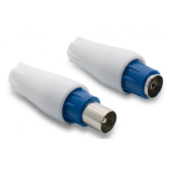 2 fiches m+1f dte blindé 9.52mm