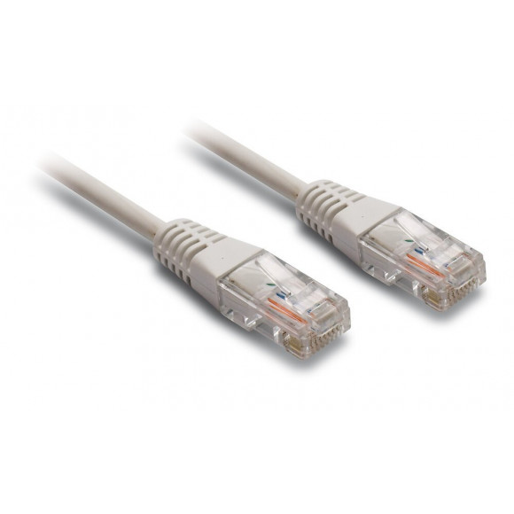 Cordon rj 45 droit 10m blanc