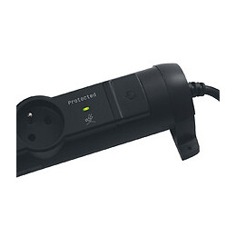 Rallonge multiprise 4 prises de courant 2P+T 16A 230V avec parafoudre