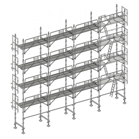 Échafaudage Altrad Façadier 130 M²