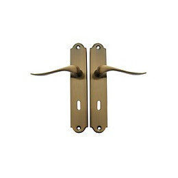 Ensemble poignées de porte Irina serrure avec trou de serrure