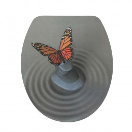 Abattant acrylique papillon