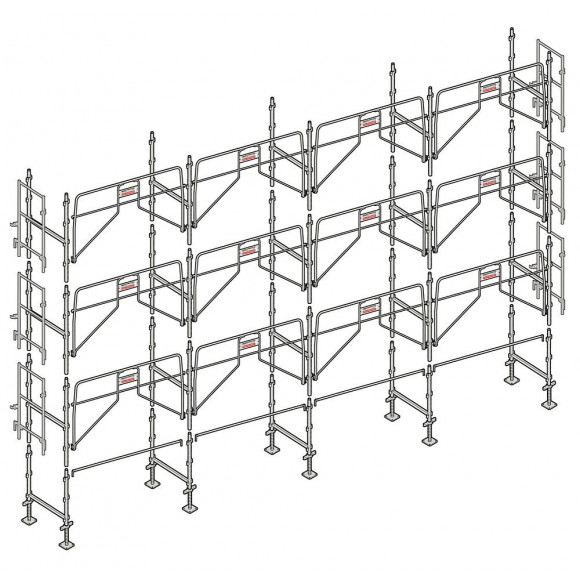 Échafaudage Altrad Façadier 104 M²