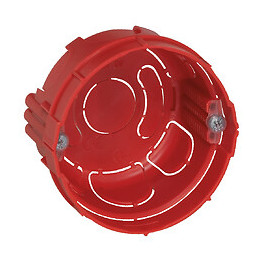 Boîte à encastrer ronde Batibox maçonnerie - profondeur 30mm à 40mm