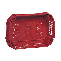 Boîte de dérivation pour maçonnerie avec couvercle et vis-165x115x40mm