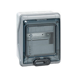 Coffret étanche Plexo3 à équiper 1 rangée 6 modules - 200x164x115.6mm
