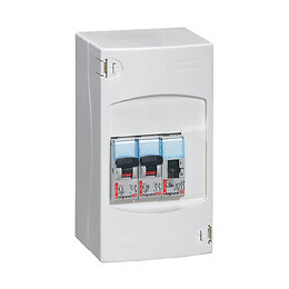 Tableau commande automatique de chauffe-eau-2disjoncteurs+1contacteur