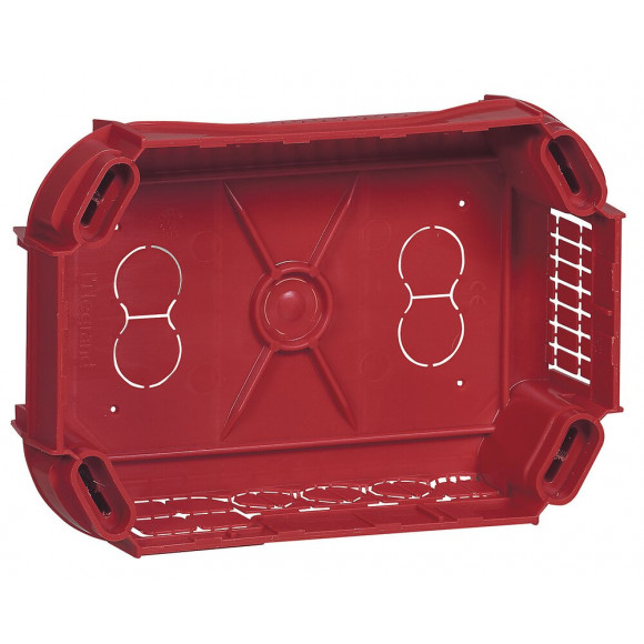 Boîte de dérivation pour maçonnerie avec couvercle et vis-165x115x40mm