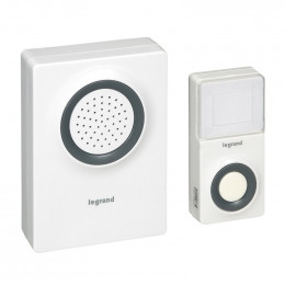 Kit carillon radio sans fil Confort à piles - blanc