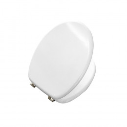 ABATTANT BOIS MOULÉ BLANC