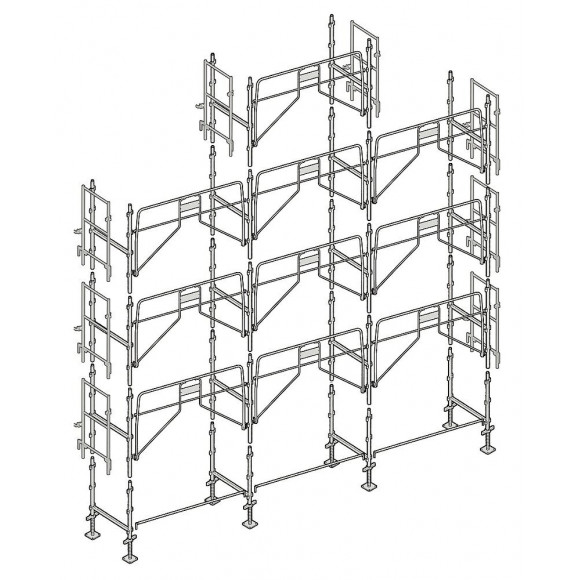 Échafaudage Altrad Façadier 88 M²