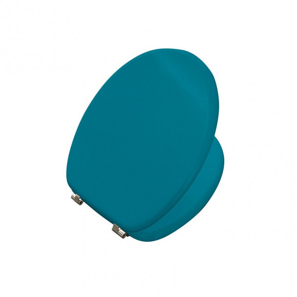 ABATTANT BOIS MOULÉ BLEU LAG