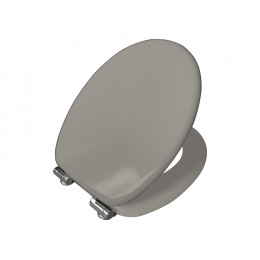 ABATTANT BOIS MOULÉ FDC TAUPE