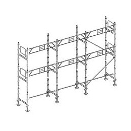 Echafaudage Façadier 60 M² Garde-corps
