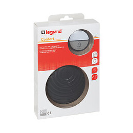 Kit carillon radio sans fil Confort à piles - anthracite