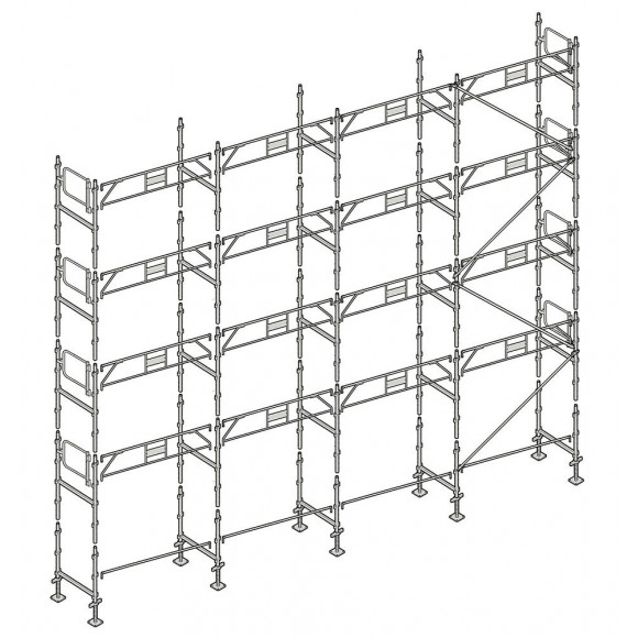 Échafaudage Altrad Façadier 130 M²