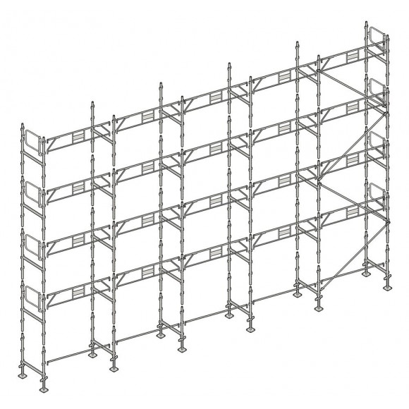 Échafaudage Altrad Façadier 160 M²