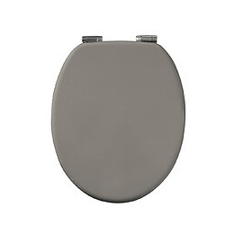 ABATTANT BOIS MOULÉ FDC TAUPE