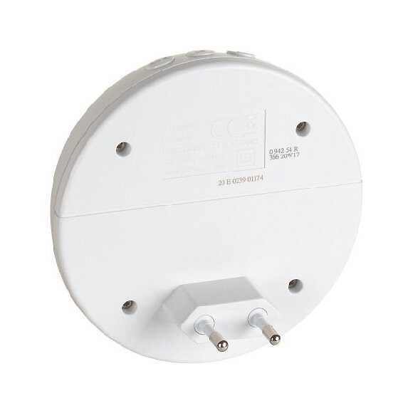 Kit carillon radio sans fil Sérénité double à piles - blanc