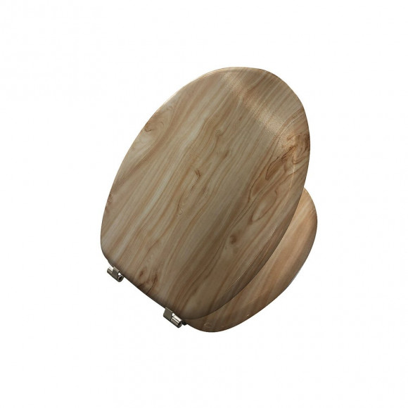 ABATTANT BOIS MOULÉ EFFET PIN