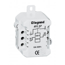 Télérupteur à encastrer unipolaire silencieux 10A 230V