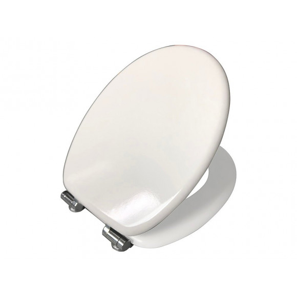 ABATTANT BOIS MOULÉ FDC BLANC