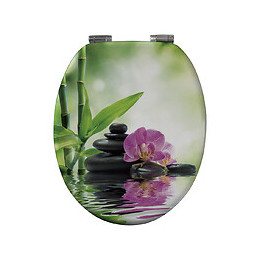 Abt décor zen bois moulé charnière frein de chute