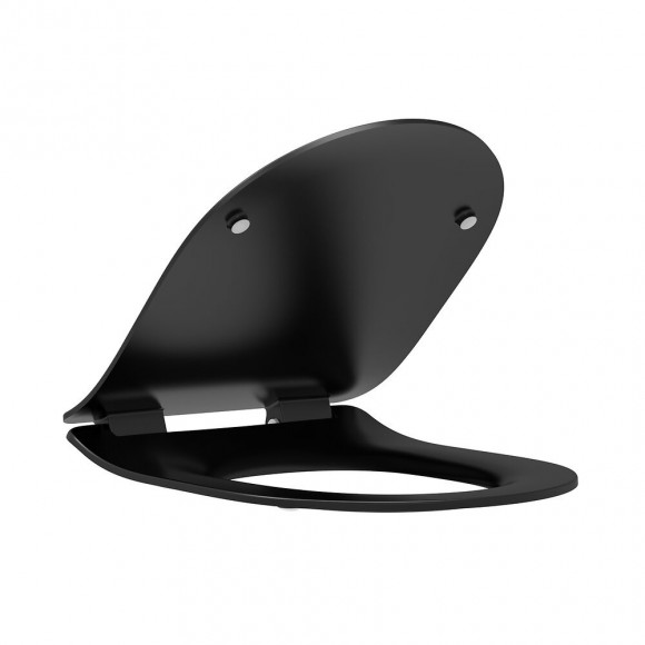 ABATTANT THERMO NOIR MAT SLIM