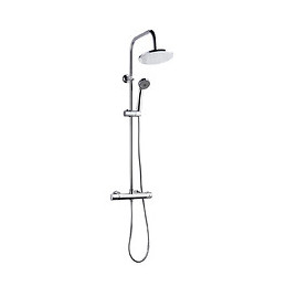 Colonne de douche thermostatique 1 jet chrome