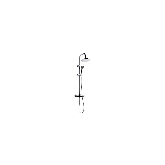 Colonne de douche thermostatique 1 jet chrome