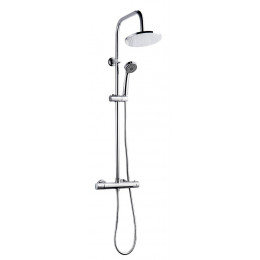 Colonne de douche thermostatique 1 jet chrome