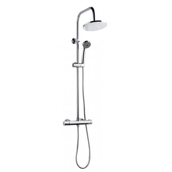 Colonne de douche thermostatique 1 jet chrome