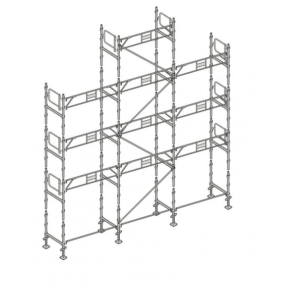 Échafaudage Altrad Façadier 88 M²
